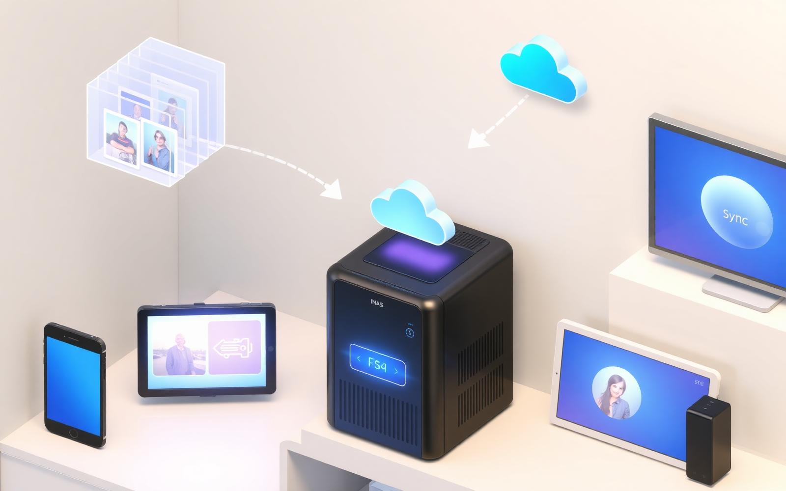 NAS 私有云在手机、电脑、电视间同步照片和文件